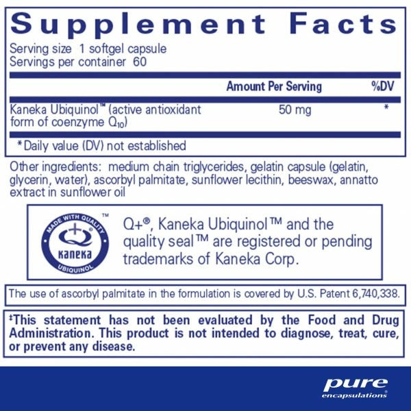 Ubiquinol-QH 50 mg